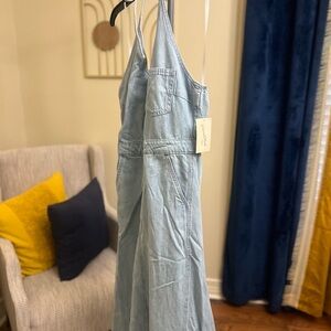 NWT Universal Thread Halter blue jean dress Sz 4